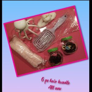 9 piece hair bundle- new